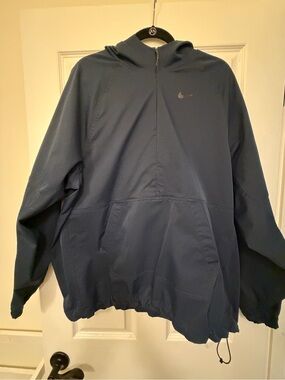 Nike Men's golf Dark Navy Hooded Windbreaker Pullover
